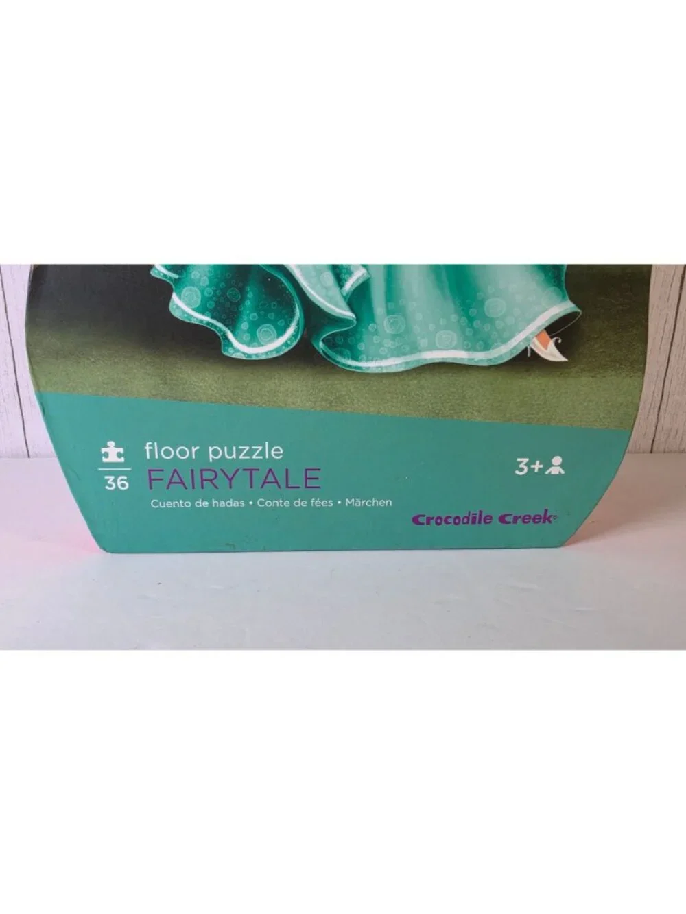 CROCODILE CREEK FAIRYTALE PRINCESS SHAPED FLOOR PUZZLE 36 PIECE JUMBO KIDS TOY